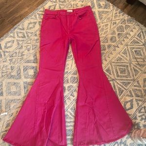 Shyanne Pink Flare Jeans Size 32